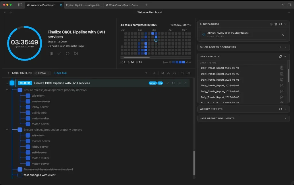 Vault Dashboard project preview